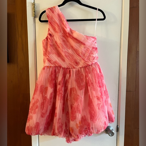 Anthropologie Hutch One-Shoulder Floral Romper - Picture 2 of 6